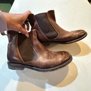 BED|STU Men's Distressed Brown Leather Boots